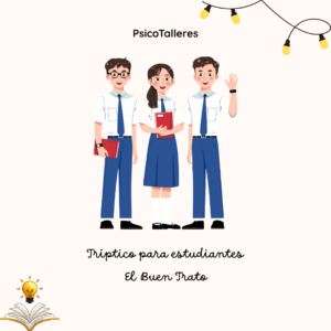 Tríptico adolescentes - El Buen Trato