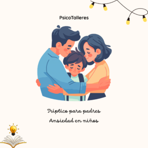 Tríptico para padres: Ansiedad en niños