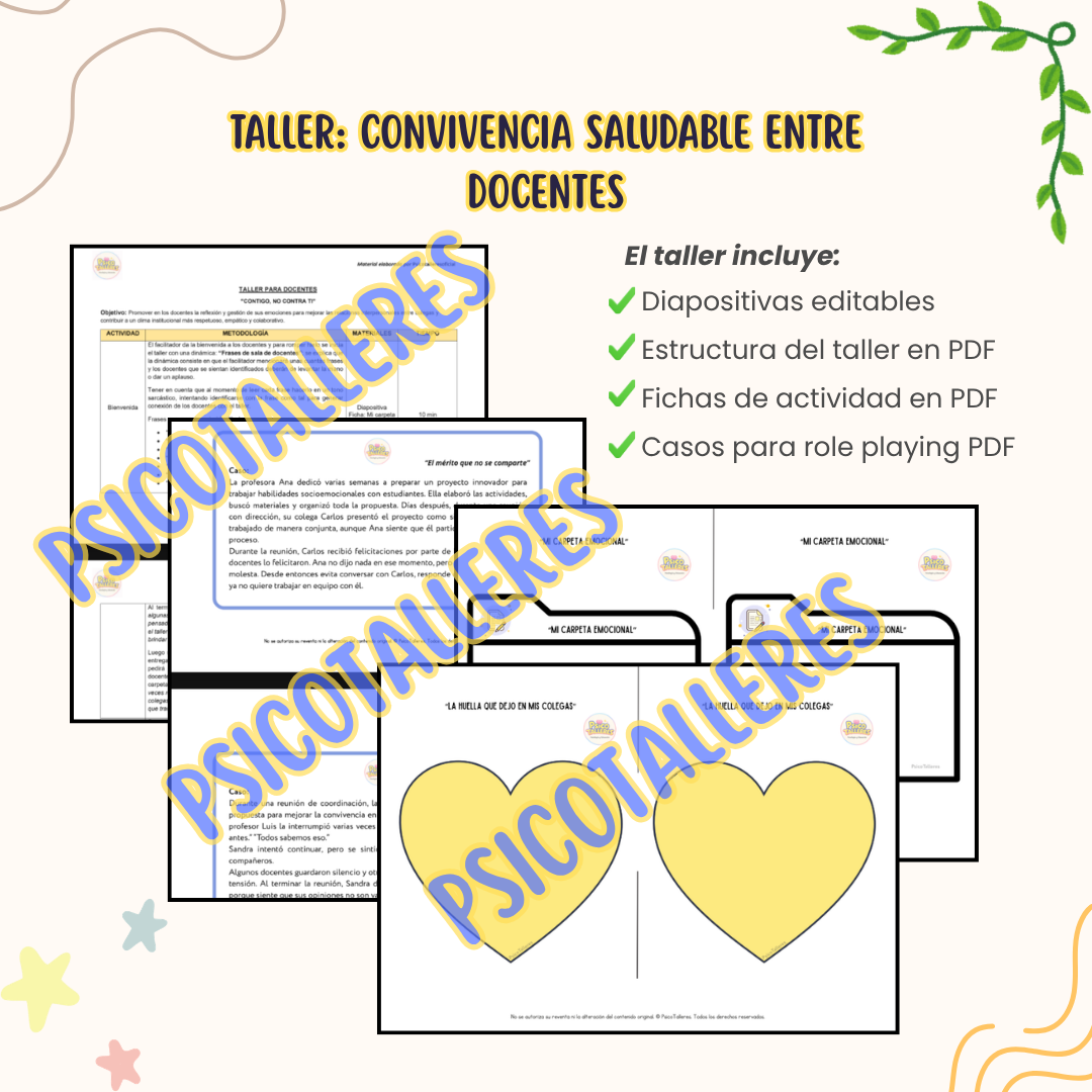 Taller Convivencia Saludable entre Docentes - Imagen 3