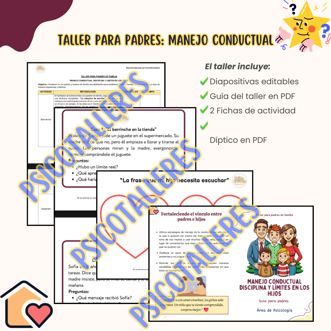 Taller padres: Manejo conductual y límites en los hijos - Imagen 3