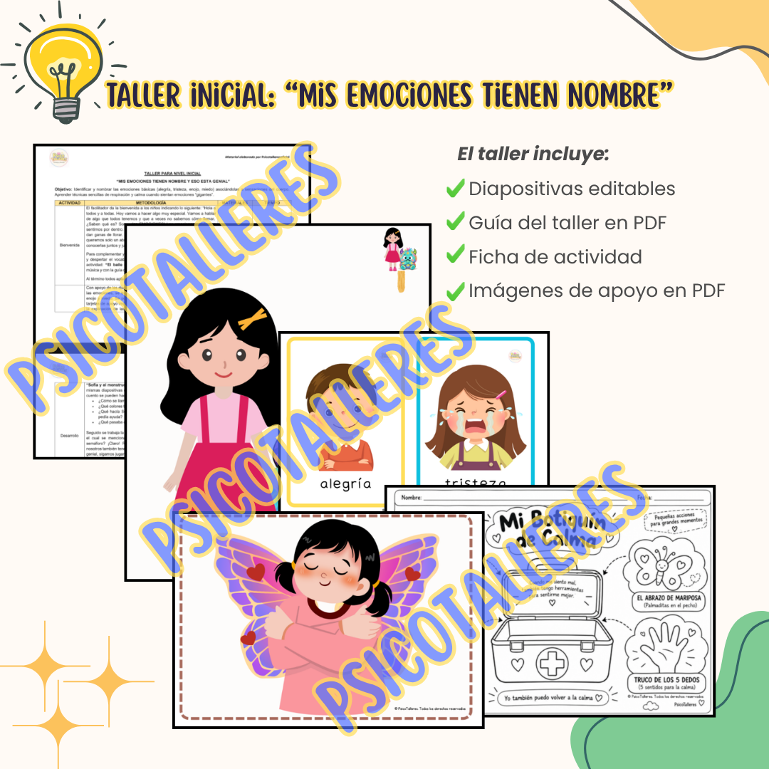 Taller niños de Inicial - Salud Mental (emociones) - Imagen 3