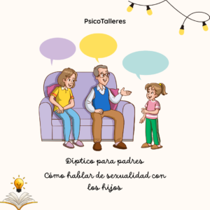 Díptico para padres: Cómo hablar de sexualidad con los hijos