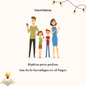 Díptico para padres: Uso de la tecnología