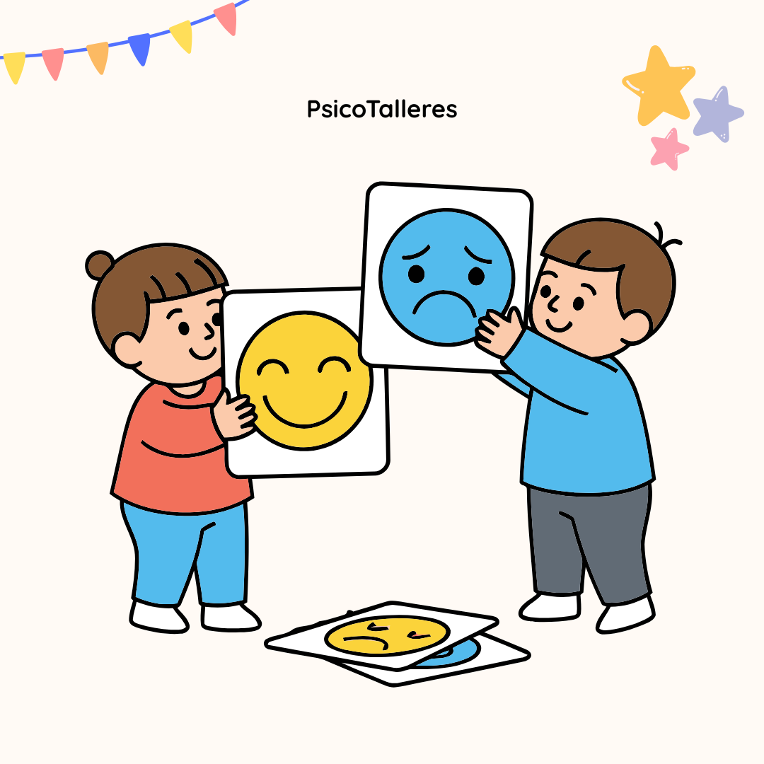 Tarjetas emocionales para niños