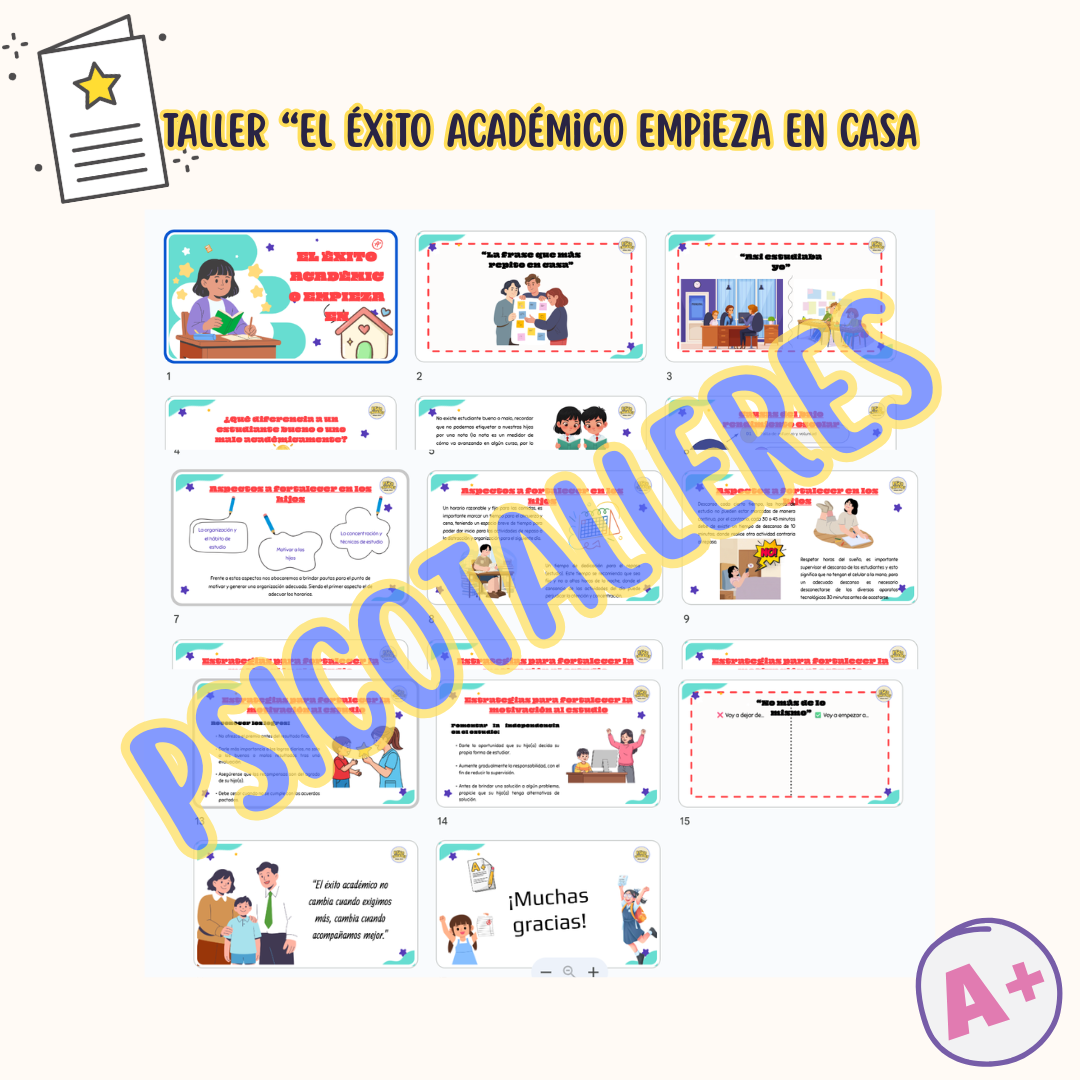 Taller para padres: Apoyo Académico en Casa - Imagen 2