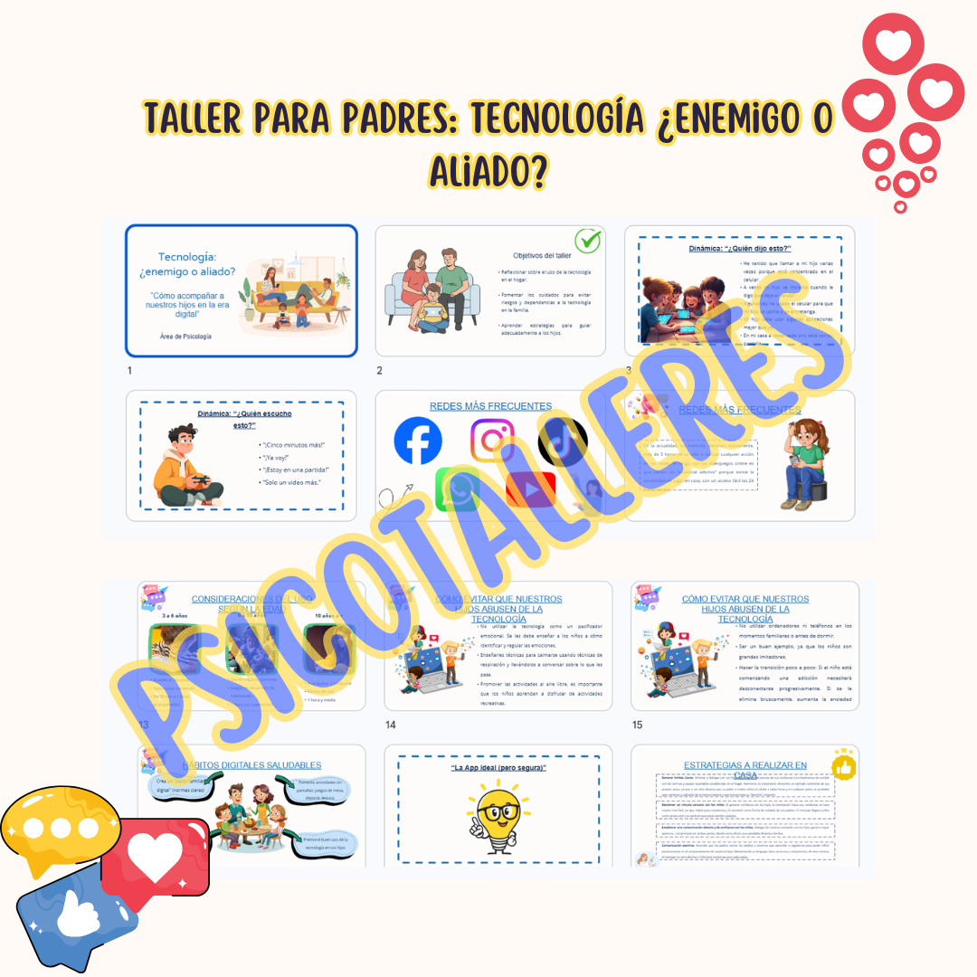Taller padres: Tecnología: ¿Enemigo o Aliado? - Imagen 2