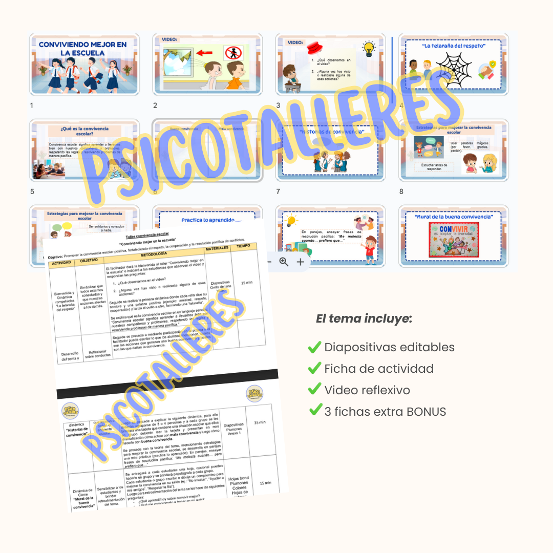 Taller primaria: Convivencia Escolar - Imagen 2