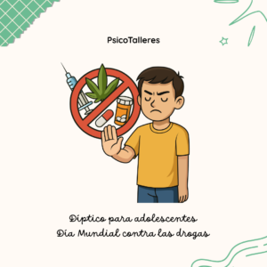 Díptico adolescentes - Día Mundial contra las Drogas