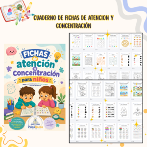 Cuaderno de atención y concentración para niños