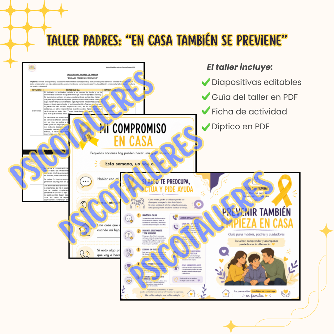Taller Padres: Prevención del Suicidio - Imagen 3